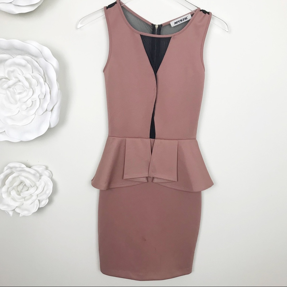 Mystic peplum dress